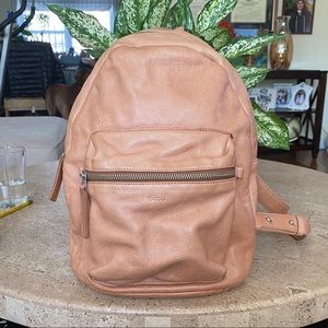 MINI BAGGU leather backpack